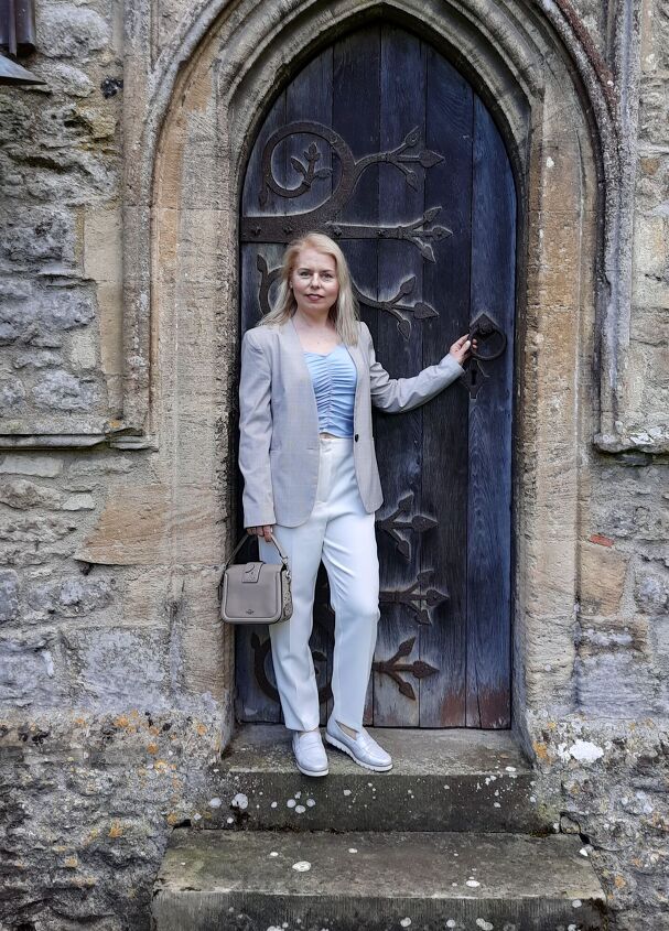 styling tips to make the same outfit look different, Smart Grey Blazer