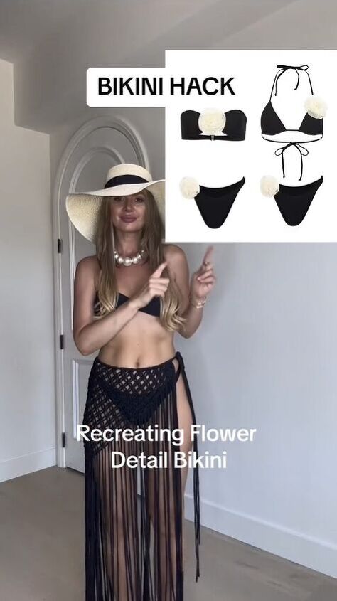 use 2 clip on flowers to change up your poolside look, Inspiration