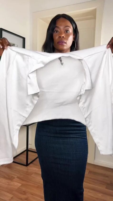 how to make a strapless dress more modest, Adding shirt
