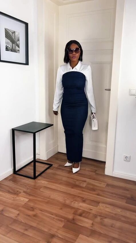 How to Make a Strapless Dress More Modest | Upstyle How to Make a Strapless Dress More Modest | Upstyle