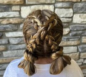 Criss-cross Dutch Braids