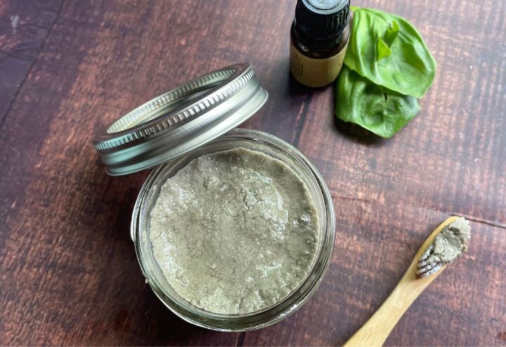 diy recipe how to make your own homemade toothpaste, Homemade toothpaste in jar Photo credit An Off Grid Life