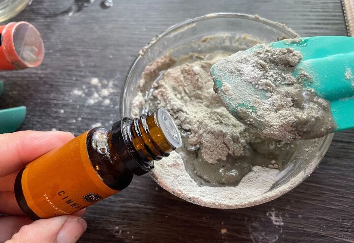 diy recipe how to make your own homemade toothpaste, Adding essential oil to DIY toothpaste