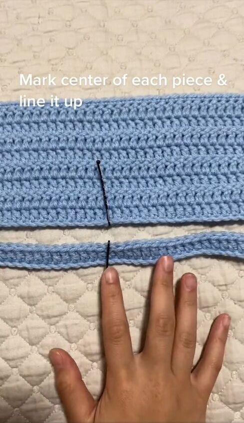 tutorial a crochet summer top, Attaching piece