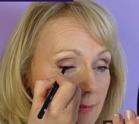 eye makeup over 50, Applying eyeliner