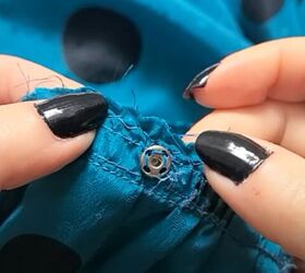 how to make a dress bigger, Replacing the fastenings