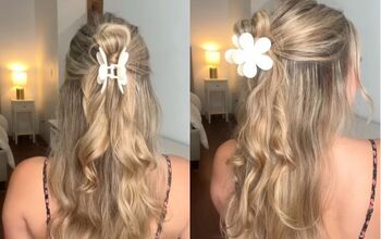 Quick and Easy Half-up, Half-down Claw Clip Hairstyle Tutorial