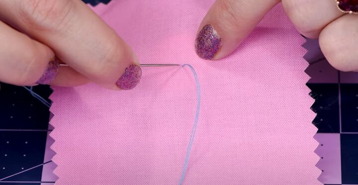 how to sew on a button by hand, Attaching button