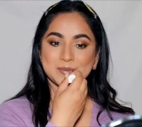 tiktok makeup trends, Applying lip balm