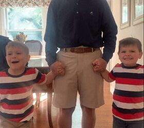 what to wear over a dress 3 looks, Here is Mr G Q and two of my grandsons wearing red white and blue tee shirts