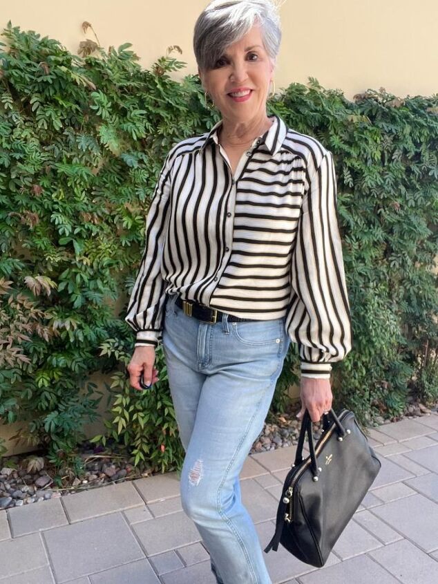 four spring date night outfits, Here is the first of four Spring date night outfits where I wore a black sleeveless ruffled top with a pair of vintage jeans and nude pumps
