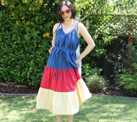 Make a Bedsheet Dress By Copying Your Favorite Camisole