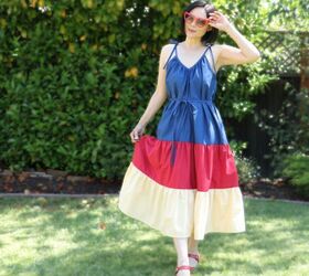 make bedsheet dress by copying your favorite camisole