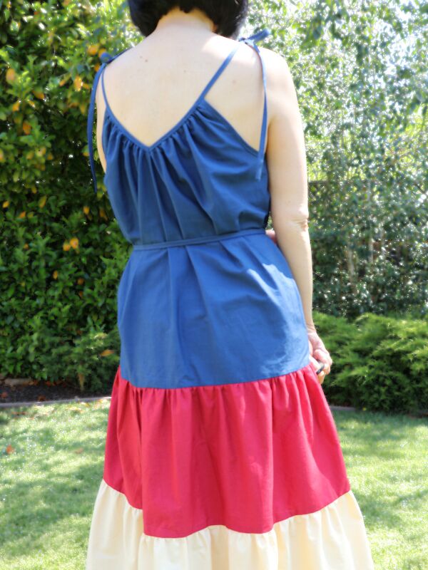 make bedsheet dress by copying your favorite camisole