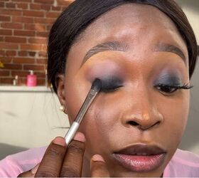 smokey eyeshadow look, Creating smokey effect