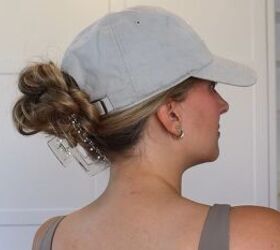 hat hairstyles, Claw clip look
