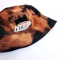 DIY Bleach Ice Dye Bucket Hat | DIY Ice Bleach Tie Dye | Upstyle