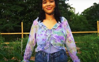 Thrift Flip Tutorial: How to DIY a Cute and Summery Blouse