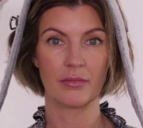 Why she leaves a robe tie in her hair for 2 hours
