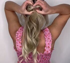 how to get barbie s iconic lifted ponytail, Making topsy tail