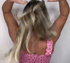 how to get barbie s iconic lifted ponytail, Flipping