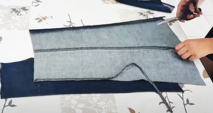 diy overalls from jeans, Disassembling jeans