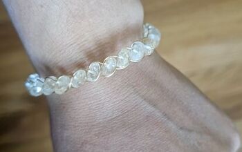 Wire Wrapped Crystal Bracelet
