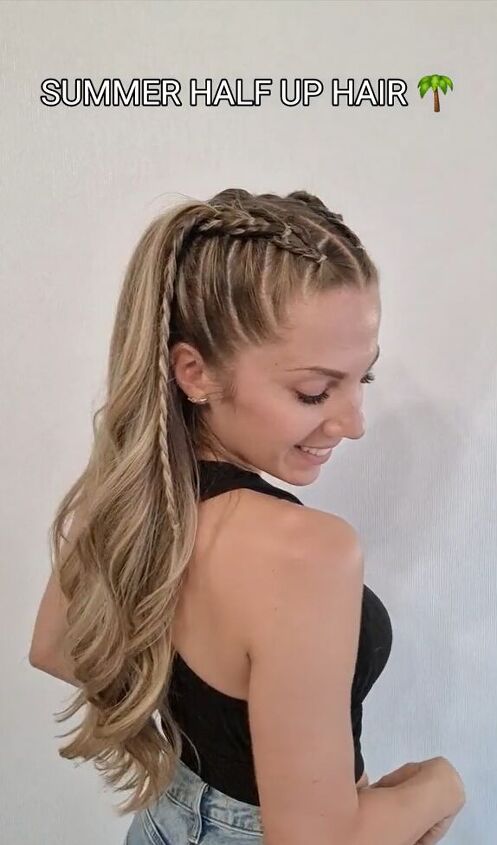 this summer hairstyle will have everyone asking how, Cute braided hairdo