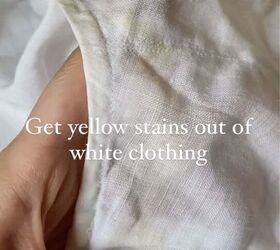 Sustainable Wardrobe Tip: How To Remove Yellow Stains On White Clothes ...