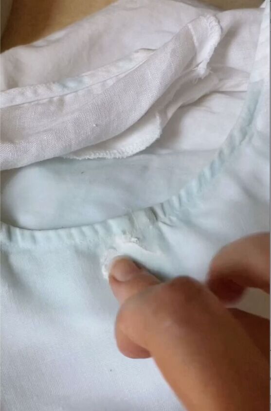 sustainable wardrobe tip how to remove yellow stains on white clothes