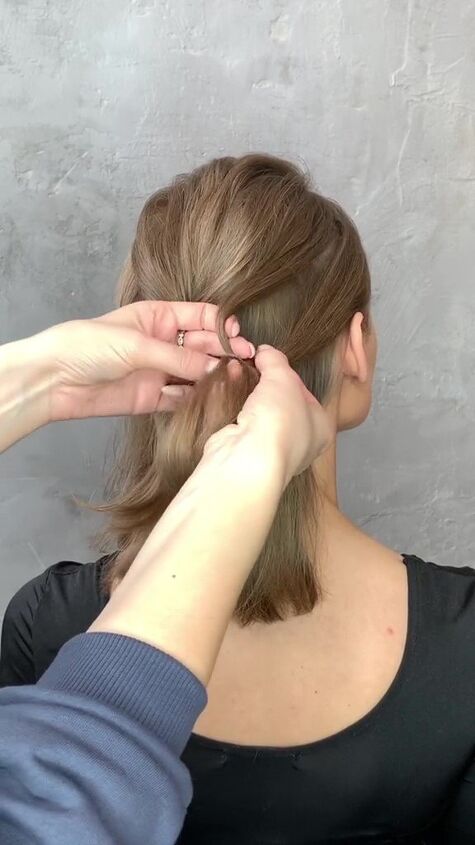 this hairstyle is so much easier than it looks just twist, Side pieces