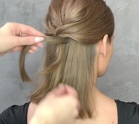 this hairstyle is so much easier than it looks just twist, Wrapping