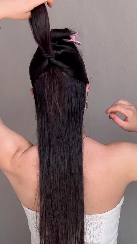 get more volume with this easy hair hack, Flipping hair