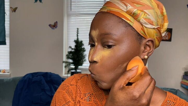 natural makeup look for dark skin, Setting