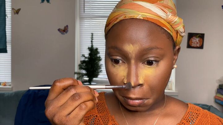 natural makeup look for dark skin, Blending