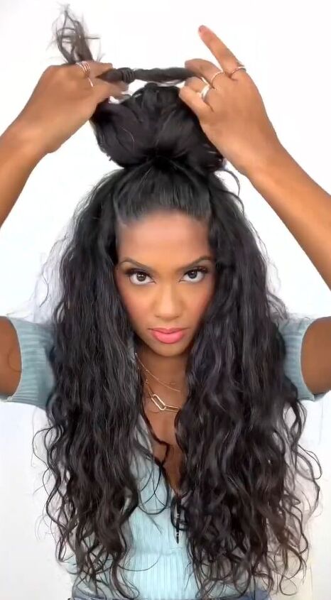 How To Do A Top Knot Bun Upstyle How To Do A Top Knot Bun Upstyle