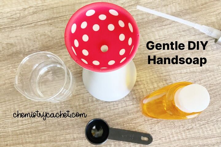 gentle diy hand soap to get your hands really clean