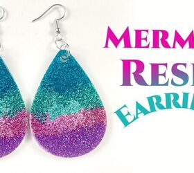 Resin Earring Ideas: DIY Mermaid Earrings