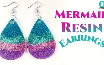 Resin Earring Ideas: DIY Mermaid Earrings