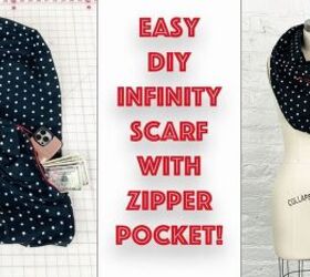 How to DIY a Cute Infinity Scarf With a Pocket Pattern