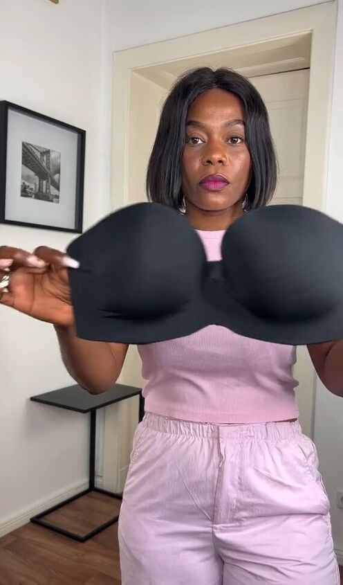 tie the back of your bra like this, Strapless bra