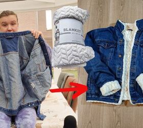 How to DIY a Cozy Fleece Denim Jacket for Fall
