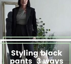 how to style black pants, Desaturated look