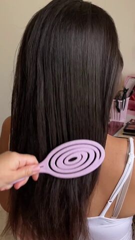 beautiful bun hairstyle for a bride, Prepping hair
