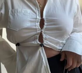 Easy Upcycle to Elevate Your Basic White Button Down