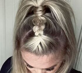 Easy Half-up Braided Hairstyle