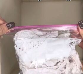 3 of the best closet organization tricks out there, Ziplock bag