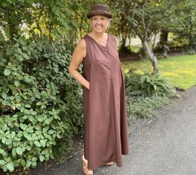 creating a fall transitional statement dress the gabby from fibre moo