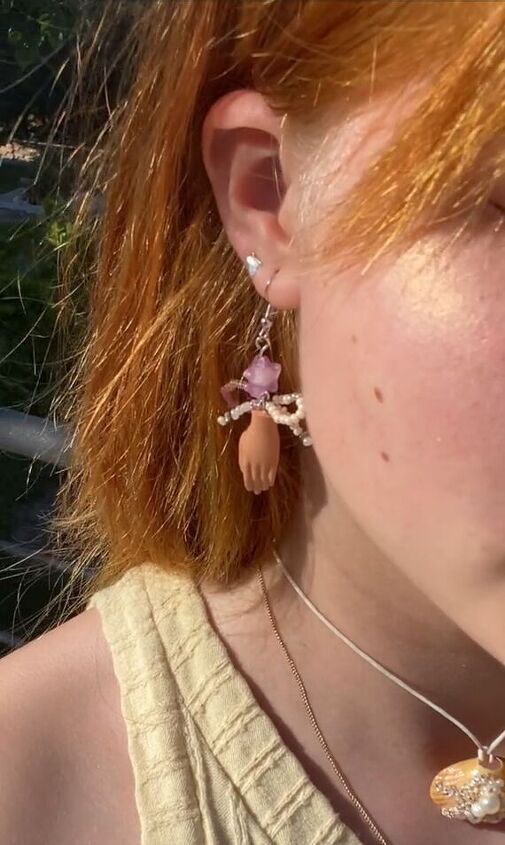 barbie diy like you ve never seen, DIY Barbie earrings