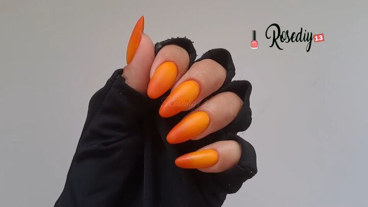 ombre orange nails, Ombre orange nails